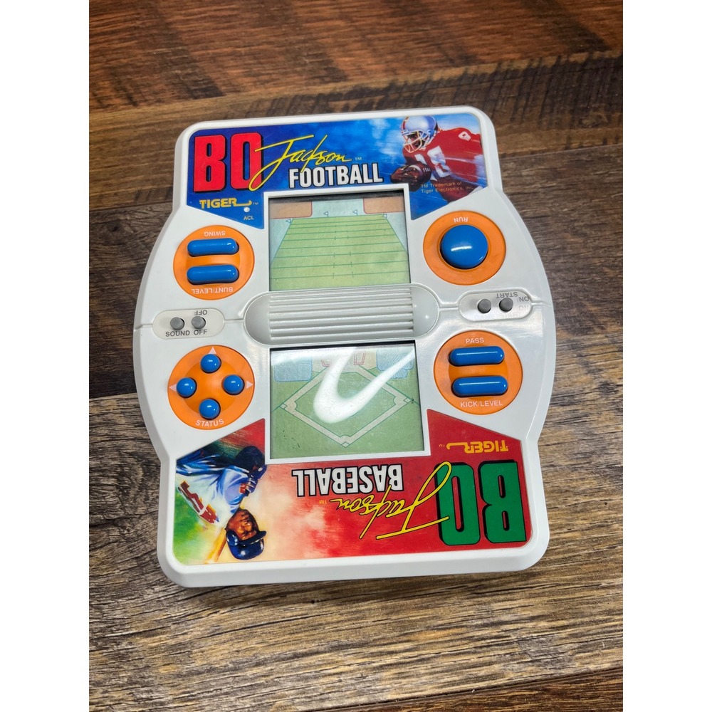 Vintage Tiger Bo Jackson Baseball Football Electronic Handheld Game 1990 Parts
